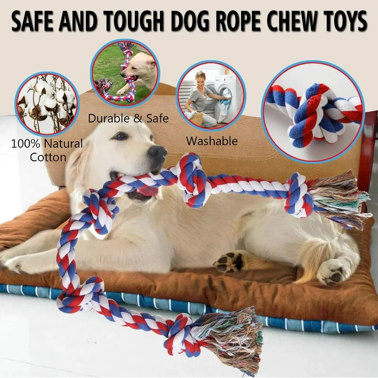 Indestructible Knot Dog Toy